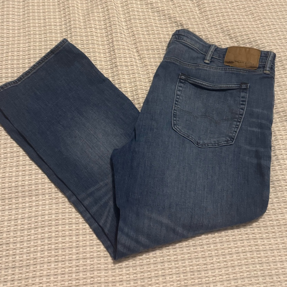 Men's American Eagle Cozy Airflex+ Classic Bootcut Jeans 40 x 30